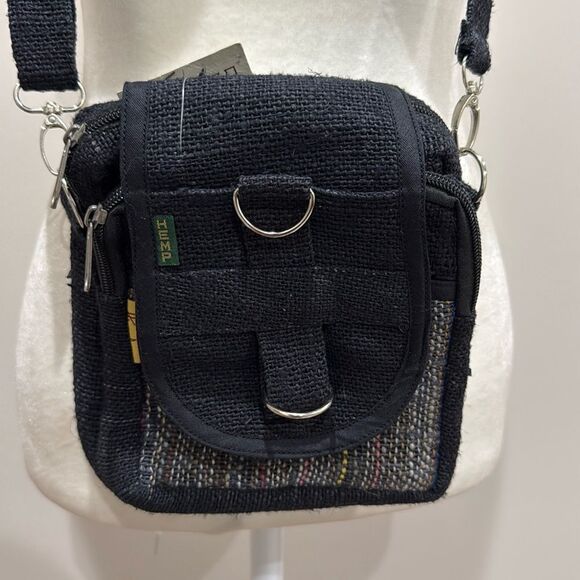 Himalaya Hemp Handmade Crossbody Shoulder Bag - Picture 1 of 4